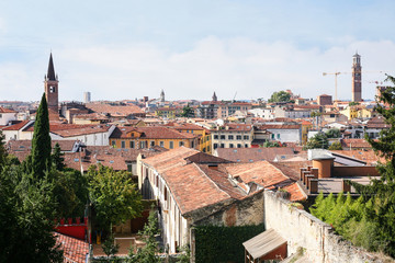 Fototapeta na wymiar skyline of Verona city