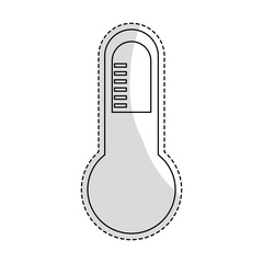analog thermometer icon image vector illustration design 