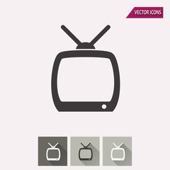 TV - vector icon.