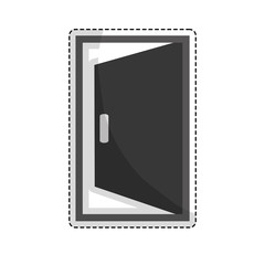 open door icon image vector illustration design 