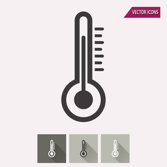 Thermometer - vector icon.