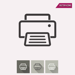 Obraz premium Printer - vector icon.