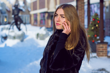 Talking on the phone