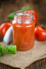 Tomato Ketchup (selective focus)