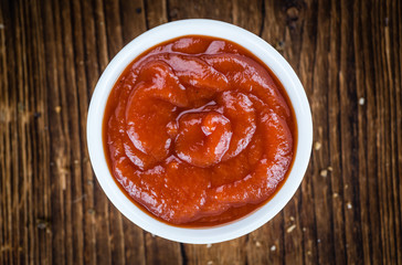 Portion of Ketchup (selective focus)