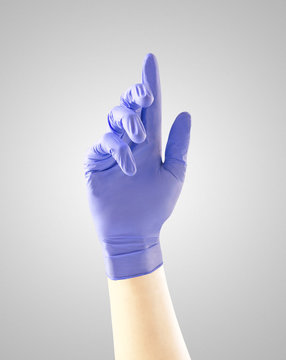 Purple Medical Nitrile Gloves