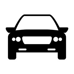 Obraz premium car frontview icon image vector illustration design 