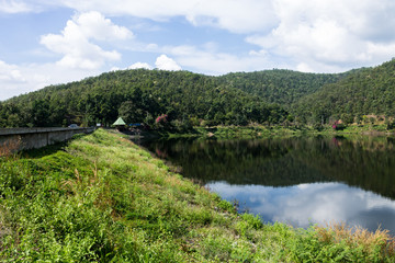 Fototapeta na wymiar Reserved water at NamJo pond