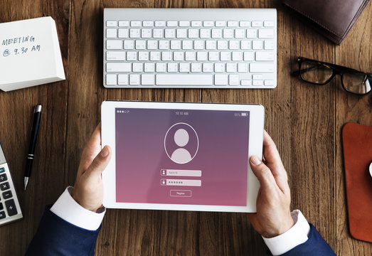 Register Sign Up Membership Concept