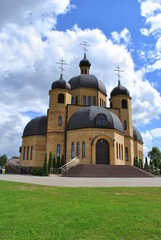 Fototapeta na wymiar Cerkiew Zmartwychwstania Pańskiego w Siemiatyczach