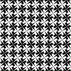 Seamless monochrome geometric pattern background