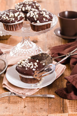 Chocolate muffin.
