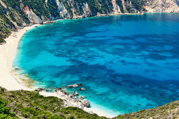 Petani beach in Kefalonia, Greece