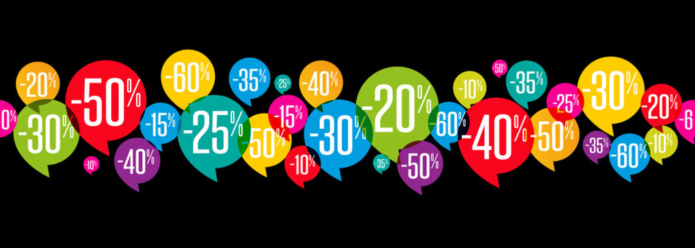 Soldes - Promo / Bulles pourcentages