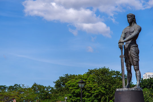 Lapu-Lapu Monument at Rizal Park ,Manila , Philippines