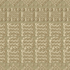 Celtic knot seamless pattern