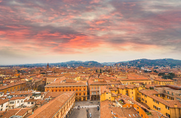 Fototapeta na wymiar view of Bologna