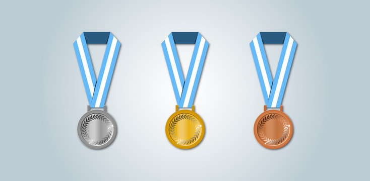 Medallas de plata, oro y bronce ARGENTINA