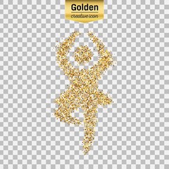 Gold glitter vector object © happyvector071