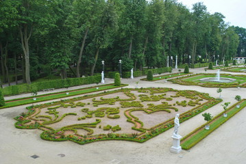 Park przy Pałacu Branickich w Białymstoku