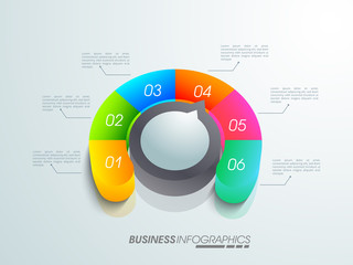 Colorful infographic elements for Business.