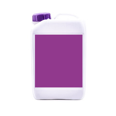 Fototapeta premium White plastic jerry can isolated on a background