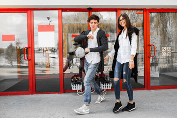 nice girl and boy