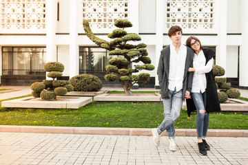 nice couple outdoor