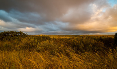 Fototapeta na wymiar Outback Western Australia , sunset scene .