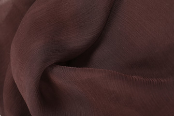 brown chiffon