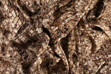 crumpled spotty fabric colors