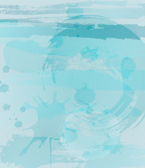 Abstract blue grunge background. Vector