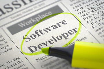 Software Developer Join Our Team. 3D.