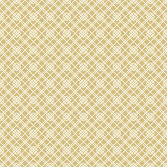 Geometric abstract background. Seamless modern pattern. Golden and white pattern
