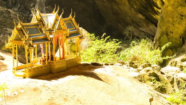 4k Time Lapse Phraya Nakhon Cave, Khao Sam Roi Yot