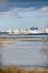 Naklejka premium spring landscape