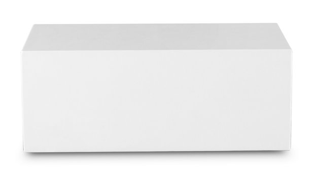 The rectangular white box
