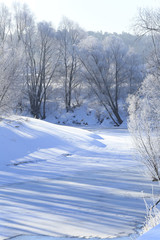 frosty morning on the river
