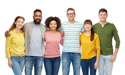Obraz premium international group of happy smiling people