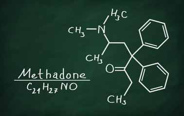 Structural model of Methadone