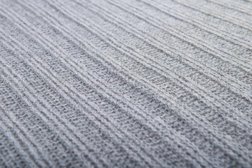 Handmade grey knitting wool texture background
