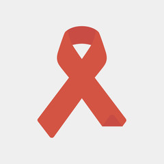 aids icon. flat design