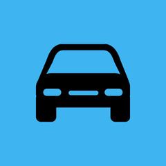 car icon. flat design