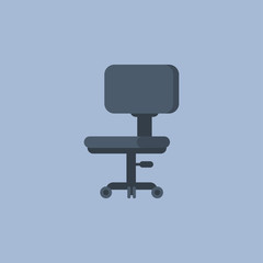 office chair icon. flat design