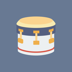 drum icon. flat design
