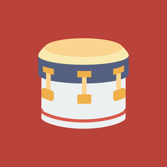 drum icon. flat design