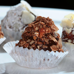 chocolate cake with nuts