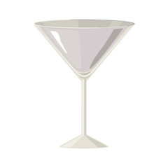 silhouette gray scale with drink cocktail glass vector illustration