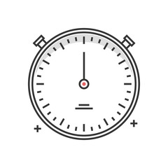 Color box icon, timer concept illustration, icon
