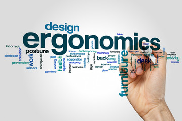 Ergonomics word cloud